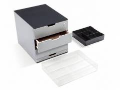 Opbevaringsboks COFFEE POINT Box m&Atilde;&cedil;rkgr&Atilde;&yen;/sort