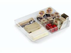 Skuffe indsats COFFEE POINT Caddy m&Atilde;&cedil;rkgr&Atilde;&yen;/sort