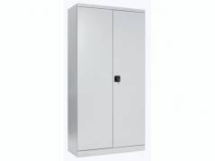 Kontorskab i st&Atilde;&yen;l lysgr&Atilde;&yen; 1000x435x1990mm