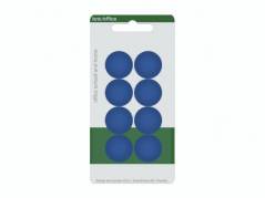 Magneter bnt bl&aring; &Oslash;20mm blister 8stk/pak