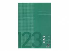 Skoleh&Atilde;&brvbar;fte A4 kvad. 5x5 mm 40 sider 70g gr&Atilde;&brvbar;s gr&Atilde;&cedil;n