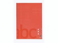 Skoleh&Atilde;&brvbar;fte Bantex A5 lin 22 linjer 24bl 60g r&Atilde;&cedil;d