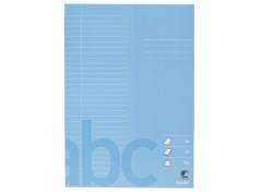 Skoleh&Atilde;&brvbar;fte Bantex A4 lin 32 linjer 40bl 70g lys bl&Atilde;&yen;