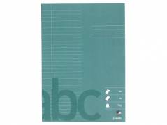 Skoleh&Atilde;&brvbar;fte Bantex A4 lin 32 linjer 40bl 70g m&Atilde;&cedil;rkegr&Atilde;&cedil;n