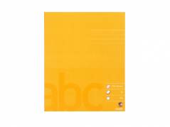 Skoleh&Atilde;&brvbar;fte Bantex 17x21cm ulin 32bl 70g gul