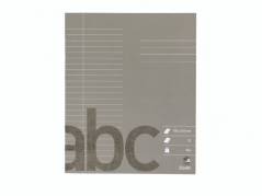 Skoleh&Atilde;&brvbar;fte Bantex 17x21cm lin 24 linjer 32bl 70g antracitgr&Atilde;&yen;