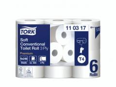 Toiletpapir Tork Premium T4 3-lag 35m 110317 42rul/pak