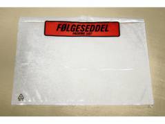 F&Atilde;&cedil;lgeseddellommer 225x122mm m/tryk f&Atilde;&cedil;lgeseddel 1000stk/kar