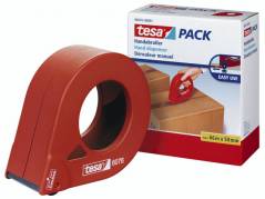 Tapedispenser tesa 6076 50mm lukket h&aring;ndholdt