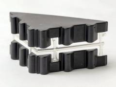 Hj&Atilde;&cedil;rnebeskytt. plast 4-sidet variable 38-70mm 360stk/kar