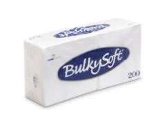 Serviet 1-lags 1/4 fold hvid 33x33cm 200stk/pak