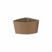 Sleeve t/kaffekop 8oz brun single wall pap 1000st/krt
