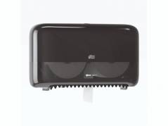 Dispenser Tork Midsize Twin T7 sort t/toiletpapir u/paphylse
