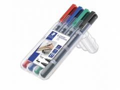 Marker STAEDTLER Lumocolor Duo ass. F 0,6mm /M 1,5mm 4stk/s&Atilde;&brvbar;t