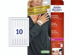 Armb&Atilde;&yen;nd t/print Avery hvid 265x18mm t/laser 10/ark 10ark/&Atilde;&brvbar;sk