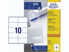 Universaletiket Avery 3425 perm. 105x57mm 1000stk/pak