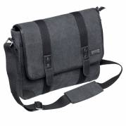 Computertaske Pierre Washed Canvas Messenger bag gr&Atilde;&yen;