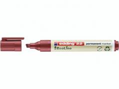 Marker edding 22 EcoLine r&Atilde;&cedil;d perm. 1-5mm skr&Atilde;&yen; spids