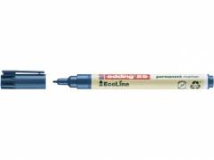 Marker edding 25 EcoLine bl&aring; perm. 1mm rund spids