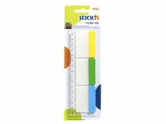 Registerfaner Stick'N kraftig r&oslash;d/gul/gr&oslash;n 37x50mm 3x10ark/pk