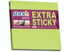 Notes Stick'N Extra Sticky gr&Atilde;&cedil;n 76x76mm 90blade