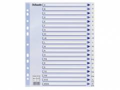 Register PP Esselte A4 A-&Aring; Maxi hvid