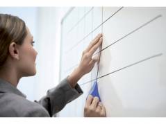 Gittertape Nobo t/planl&aelig;gningstavle 1,5mmx10m sort