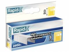H&Atilde;&brvbar;fteklamme Rapid Tools 13/8 galvaniseret 2500stk/&Atilde;&brvbar;sk