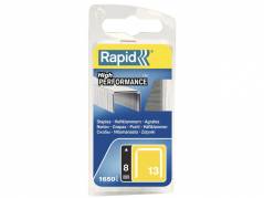 H&Atilde;&brvbar;fteklammer Rapid Tools 13/8 galvaniserede 1600stk/pak