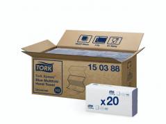 Papirh&Atilde;&yen;ndkl&Atilde;&brvbar;de Tork Xpress H2 bl&Atilde;&yen; m-fold 20x237ark/kar