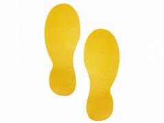 Gulvmarkering Fod Duraline Strong 90x240x0,7mm gul 5s&Atilde;&brvbar;t/pak