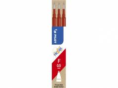 Refill Pilot FriXion r&oslash;d 0,5 fine 3-pack