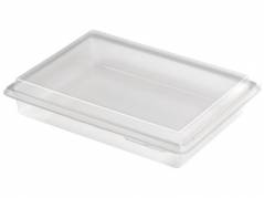 Plastbakke nibblebox 214x162x40mm 800ml 300stk/ka
