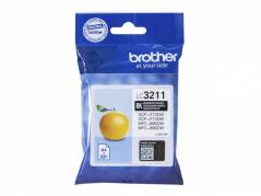 Bl&Atilde;&brvbar;kpatron Brother LC3211BK sort ca. 200 sider