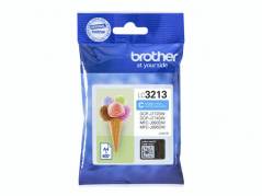 Bl&Atilde;&brvbar;kpatron Brother LC3213C cyan ca. 400 sider
