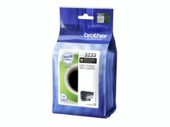 Bl&Atilde;&brvbar;kpatron Brother LC3233BK sort ca. 3000 sider