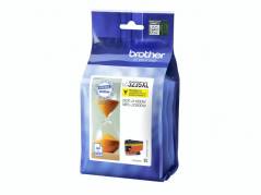 Bl&Atilde;&brvbar;kpatron Brother LC3235XLY gul ca. 5000 sider