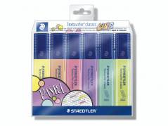 Tekstmarker STAEDTLER 364 ass. pastel 6stk i etui