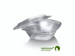 Plastbakke m/l&Atilde;&yen;g PLA 480ml N581 126x126x87mm 360stk/kar