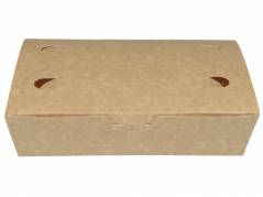 P&Atilde;&cedil;lse&Atilde;&brvbar;ske m/h&Atilde;&brvbar;ngslet l&Atilde;&yen;g stor 20x14x5cm 215g brun 100stk/pak