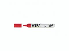 Whiteboardmarker WERA r&oslash;d kantet spids 1-4mm
