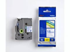 Labeltape Brother TZe-243 18mmx8m bl&Atilde;&yen; p&Atilde;&yen; hvid