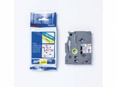 Labeltape Brother TZe-MPPH31 12mmx4m sort/pink hjerte