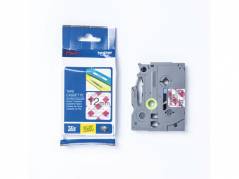 Labeltape Brother TZe-MPRG31 12mmx4m sort/r&Atilde;&cedil;d ternet