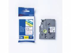 Labeltape Brother TZe-MQE31 12mmx4m sort/pastel pink