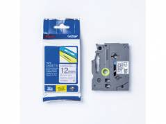 Labeltape Brother TZe-MQF31 12mmx4m sort/pastel lilla