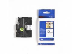 Labeltape Brother TZe-N231 12mmx8m sort p&aring; hvid ulamineret