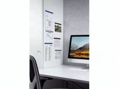 Klemme Durafix Rail 210mm m&oslash;rkebl&aring; 5stk selvkl&aelig;b. magnetisk