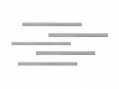 Klemme Durafix Rail 297mm s&oslash;lv 5stk selvkl&aelig;bende magnetisk