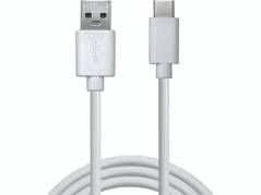 Adapter Sandberg USB-C 3.1 USB-A 3.0 kabel hvid 2m